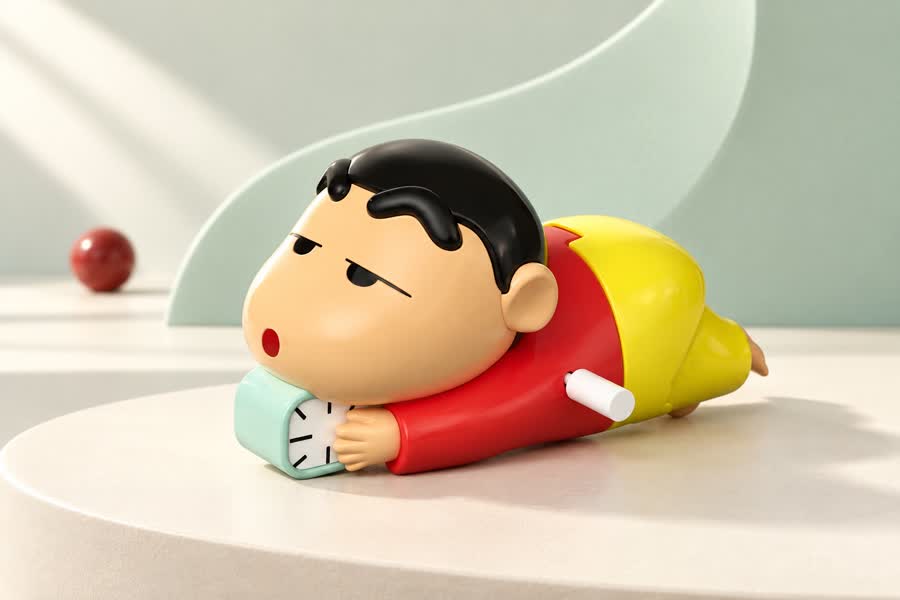 Illustrative studio scene of the Shinchan toy